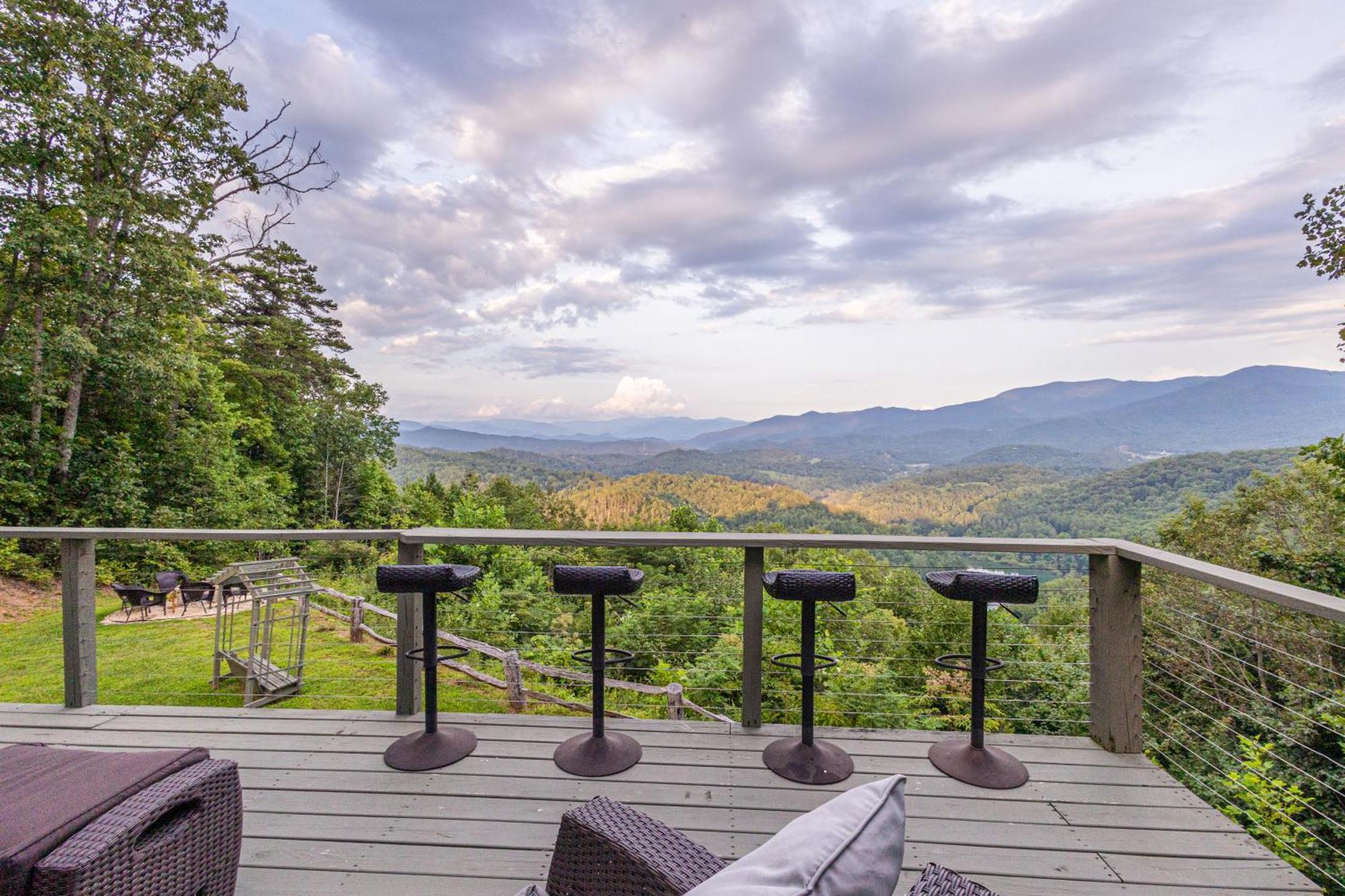 Stunning Mtn. Views! 4Br With All The Amenities! - Vista Vibes- Брайсон-Сити Экстерьер фото